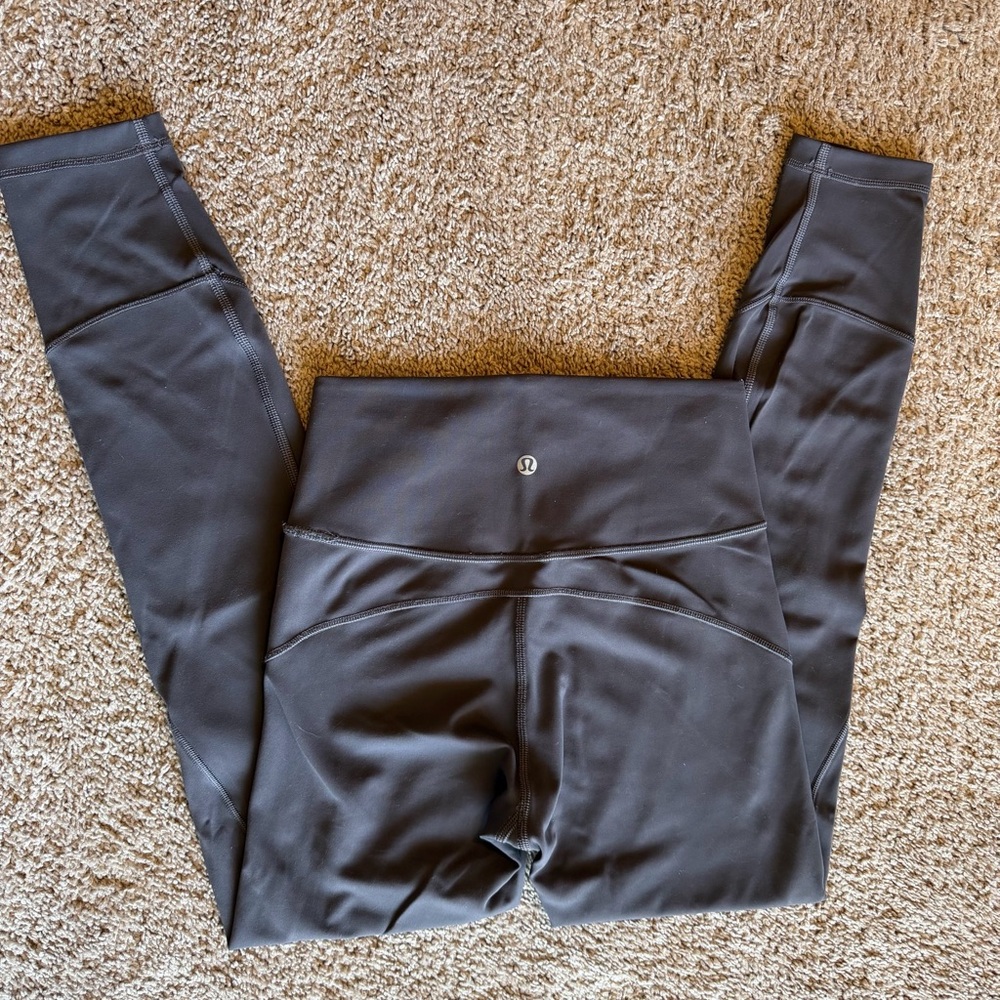 Lululemon Gray High-Waisted Leggings